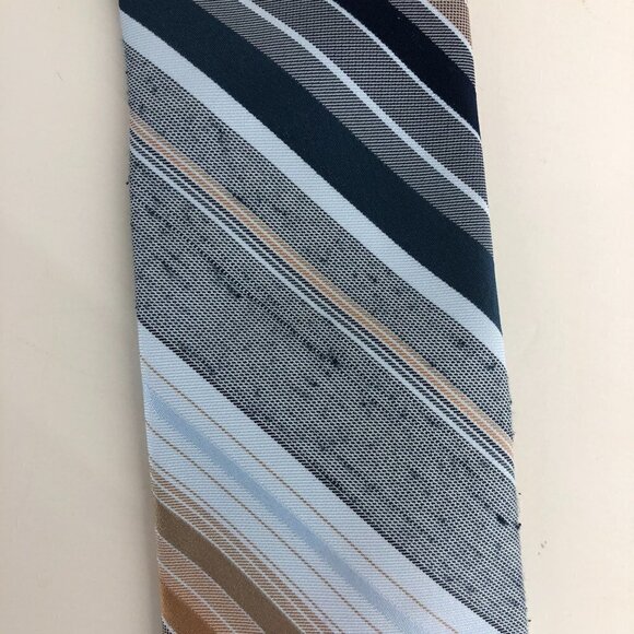 2 Christian Dior Monsieur‎ Vintage Diagonal Stripe Ties - Picture 3 of 15